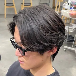 ミディアム パーマ ヘアアレンジ メンズ fifth 石川 凪のヘアスタイル
