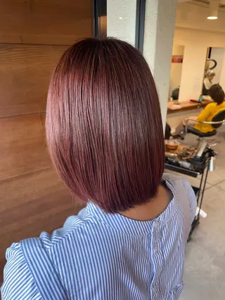 ショート カラー 丸山 菜々子のヘアスタイル