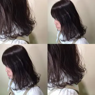 セミロング カラー 🌻Insta指名 NO.1🌻Shoのヘアスタイル