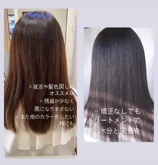 ロング カラー 佐藤 沙也輝のヘアスタイル