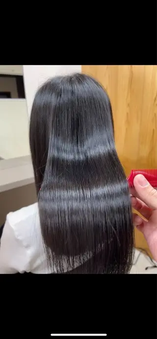 ミディアム 髪質改善特化KIZU /艶髪研究（京都）のヘアスタイル
