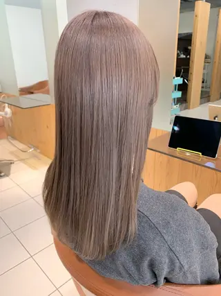 セミロング MORISAKI ✂︎縮毛矯正のヘアスタイル