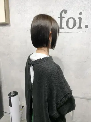 ショート カラー ボブ　ショート 特化 迫田紘史のヘアスタイル