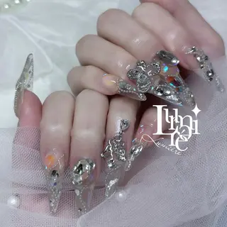 ネイル Lumière｜ ロング｜ワンホンのネイルデザイン