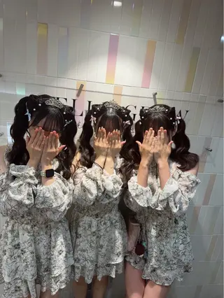 ロング ベルグローヘアセット 🤍まりこのヘアスタイル