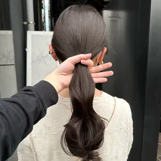 ロング カラー 山内 直英のヘアスタイル