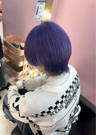 ショート カラー ブリーチ指名 No.1🦋KOKIのヘアスタイル