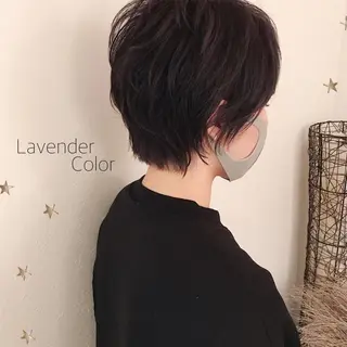 ショート カラー 市川 千夏のヘアスタイル