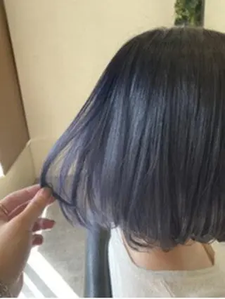 ミディアム カラー パーマ ヘアアレンジ 【ヘアケア特化型】 newi天王寺のヘアスタイル