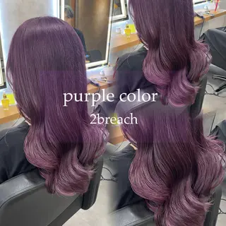 ロング カラー ヘアアレンジ 透明感カラー/推しカ ラー☁️JURAのヘアスタイル