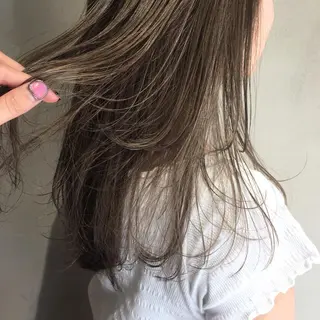ロング カラー パーマ ヘアアレンジ レイヤー/ブリーチ HIKARU ♡のヘアスタイル