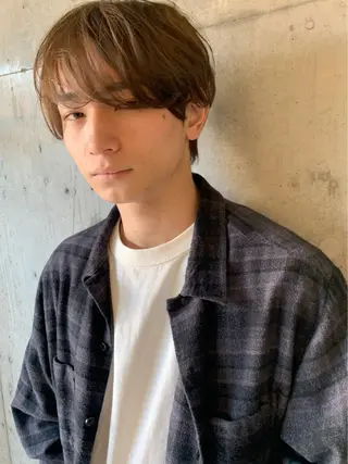 ミディアム メンズ メンズ特化🔥木下 晃徳のヘアスタイル