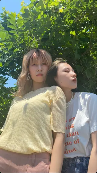 カラー ブリーチなしカラー/ パーマ/おとは🦖♡のヘアスタイル