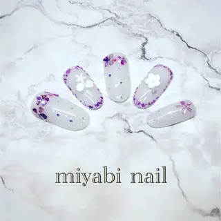 ネイル miyabi nail 桂川駅近くのネイルデザイン