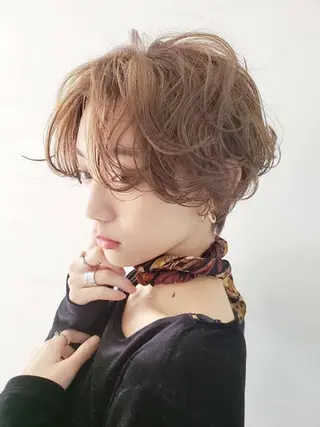 ショート パーマ 期間限定無料カット まつきのヘアスタイル