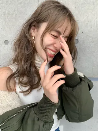 ロング カラー パーマ ヘアアレンジ メンズ キッズ ネイル マツエク・マツパ 🫧渋谷美容師 たくみ🫧のヘアスタイル