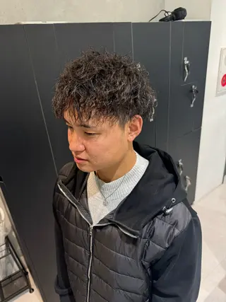 ショート パーマ メンズ メンズ特化 パーマ/オザワのヘアスタイル