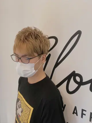 ショート メンズ glowm店長 加藤翔太のヘアスタイル