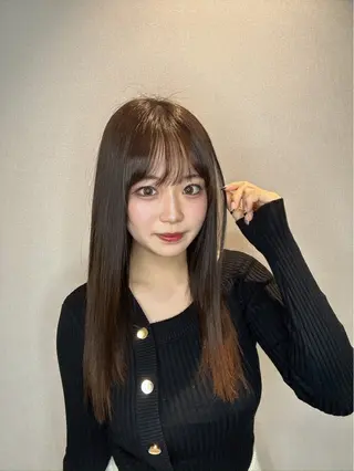 ミディアム 髪質改善/shuki 韓国/代表取締役のヘアスタイル