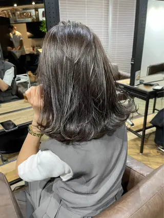 ミディアム カラー ARCANAブリーチ ダブルカラー🌟原宿のヘアスタイル
