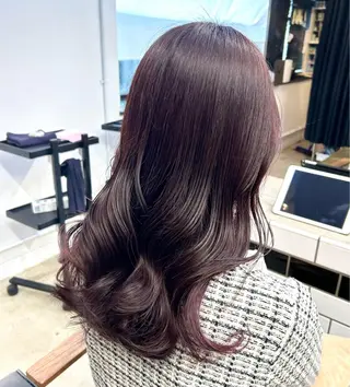 ロング カラー ヘアアレンジ 🎀暖色カラー🎀 ♡yurika♡のヘアスタイル