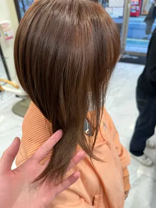 ミディアム カラー ヘアアレンジ 目黒 碧人のヘアスタイル