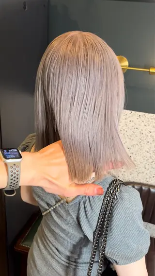 カラー 💖艶ハイトーン髪質 改善💖ケンシンのヘアスタイル