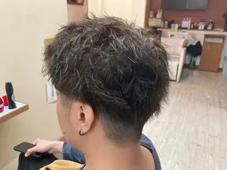 パーマ メンズ 松澤 勇輝のヘアスタイル