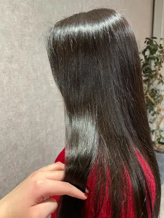 ロング カラー ヘアアレンジ letterby novel  はるみのヘアスタイル