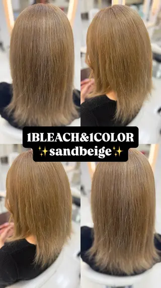 カラー 🦄ブリーチ特化‼️ Ash小岩YUTAのヘアスタイル