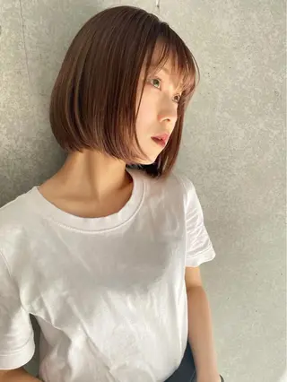 ミディアム レイヤー🧸ショート 🤎店長anju🪽のヘアスタイル