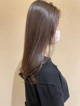 セミロング カラー 新宿 Chiakiのヘアスタイル
