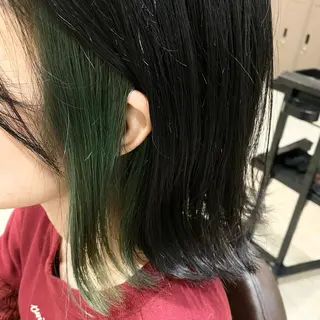 ミディアム equal銀座 黒田💚のヘアスタイル