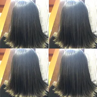 ミディアム カラー Minami. 🩵 再現性特化ヘアのヘアスタイル