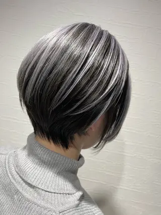 ショート 髪質改善 カラー専門店のヘアスタイル
