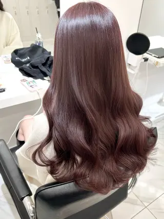 ロング カラー 盛れる顔周り🤍渋谷 Risa🎀のヘアスタイル