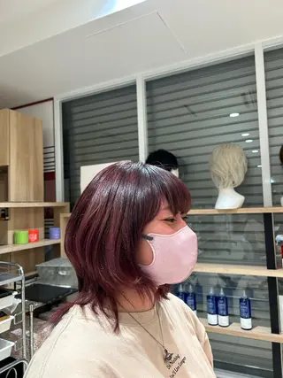 ミディアム カラー 銀座シロー　村山 レツのヘアスタイル