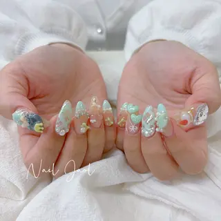 セミロング ネイルJaol 池袋のネイルデザイン