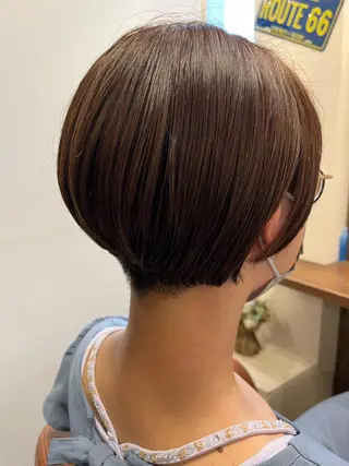 ショート カラー liL  hair サトウリョウタのヘアスタイル