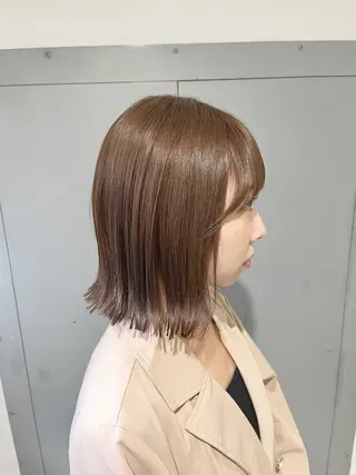 ミディアム カラー ヘアアレンジ 🤍清楚系 韓国レイヤー🤍拓朗のヘアスタイル