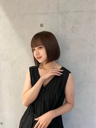 ミディアム 【ボブ限定✂︎】髪質 改善艶ボブ¦RICOのヘアスタイル