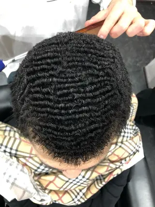 ショート パーマ メンズ Bar Ber HouseLavie所属・中西 将斗のヘアスタイル