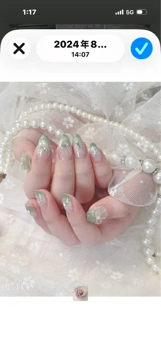 ネイル 🦩son🌴 東十条ミューズネイルのネイルデザイン