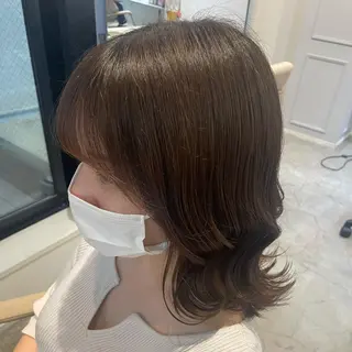 ミディアム 清水 玖琉海のヘアスタイル