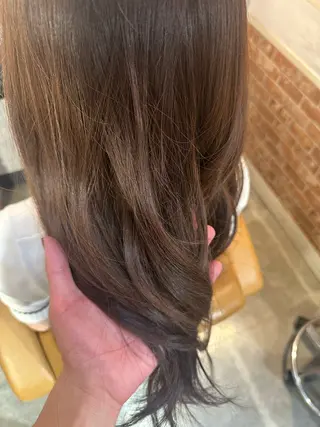 ミディアム カラー ヘアアレンジ 縮毛矯正/ ✨艶髪/芦川優磨のヘアスタイル