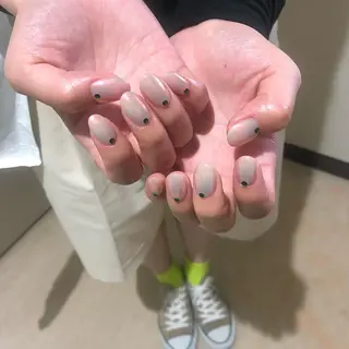 ネイル パラあり！フィルイン 美フォルムのネイルデザイン