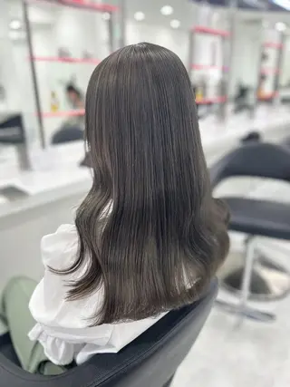 カラー ロング 縮毛/ダブルカラー 🦋ベージュヘア🦋のヘアスタイル