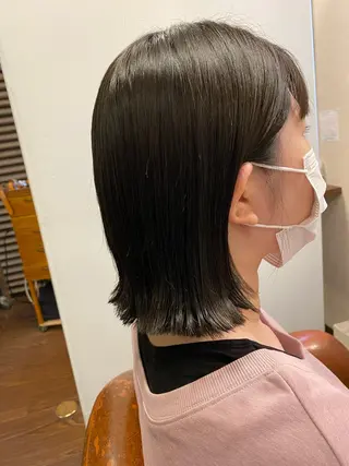 ミディアム カラー liL  hair サトウリョウタのヘアスタイル