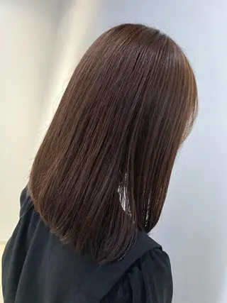 ミディアム カラー 角田 全史のヘアスタイル