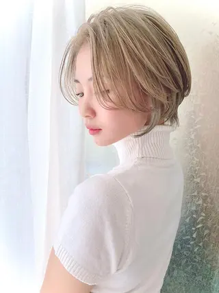 ショート カラー 山口 一馬のヘアスタイル